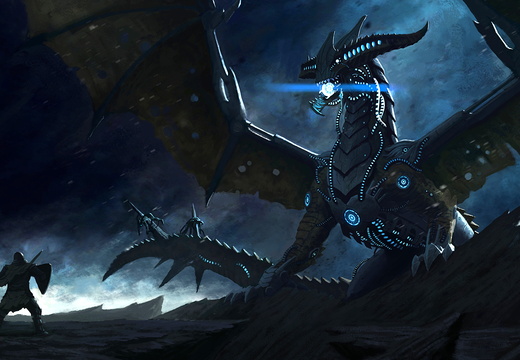 cybernetic dragon